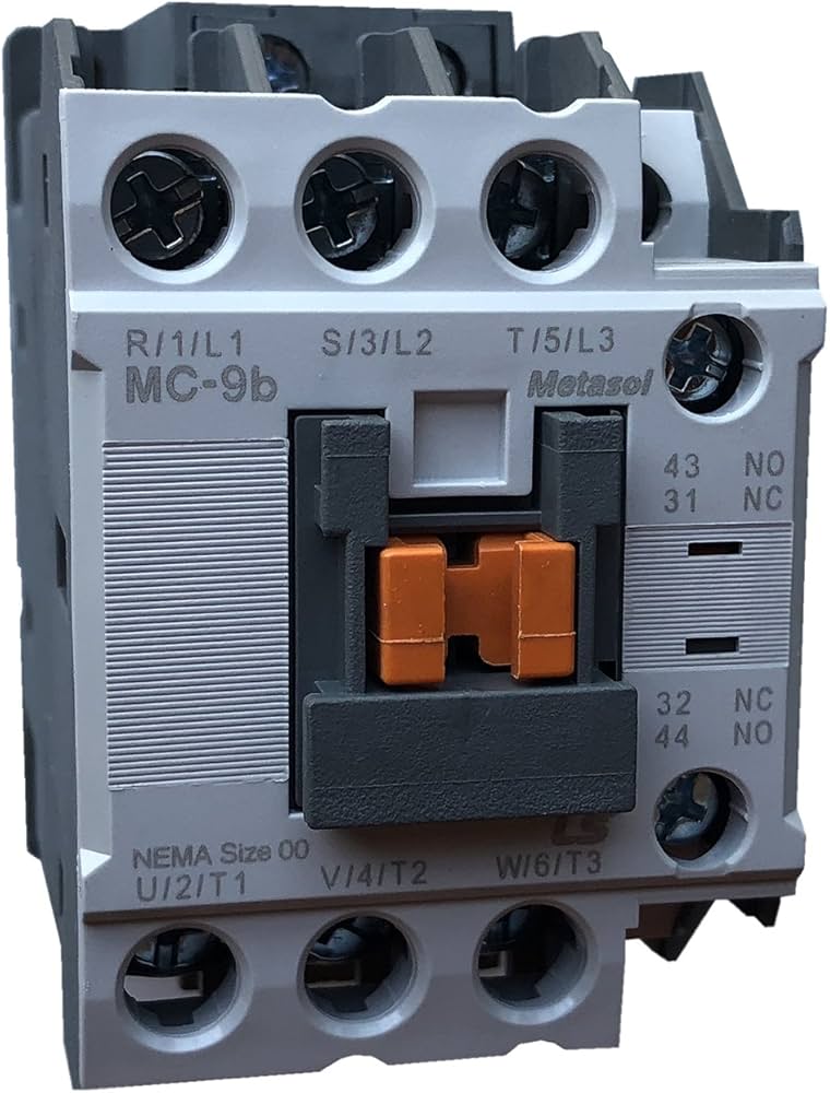 Contacteur électrique tripolaire LS Industrial MC-9B-AC230 9 A avec bobine 230 V CA