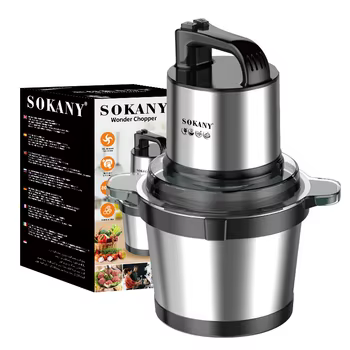 Hachoir électrique en acier inoxydable Sokany 800 W 4.0L Wonder Chopper modèle SK-7028