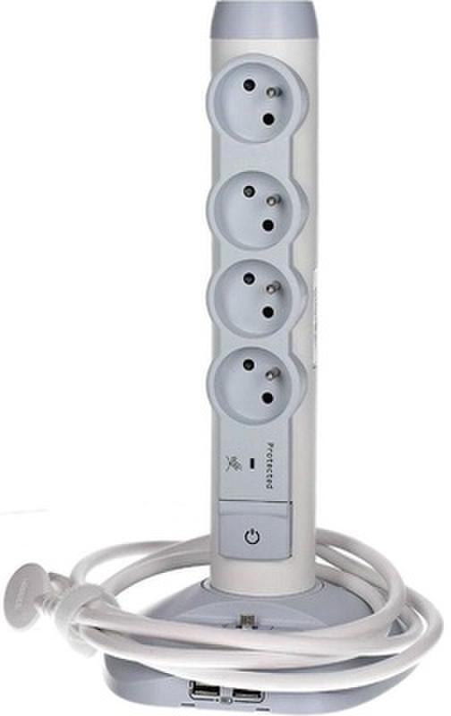 MULTI-PRISE LEGRAND 4P USB