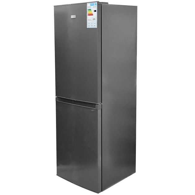 Réfrigérateur Candy combiné 2 portes 60cm 293l brassé inox - CSSM6184X