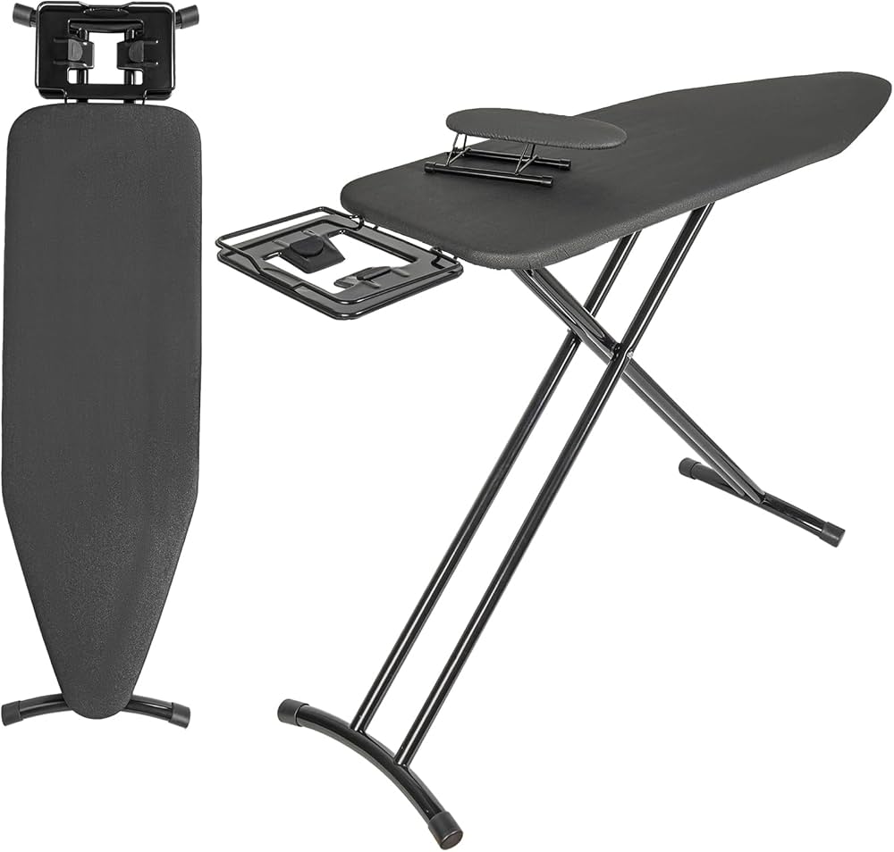 Table à repasser pliante et stable pour hôtel avec pieds en V doubles